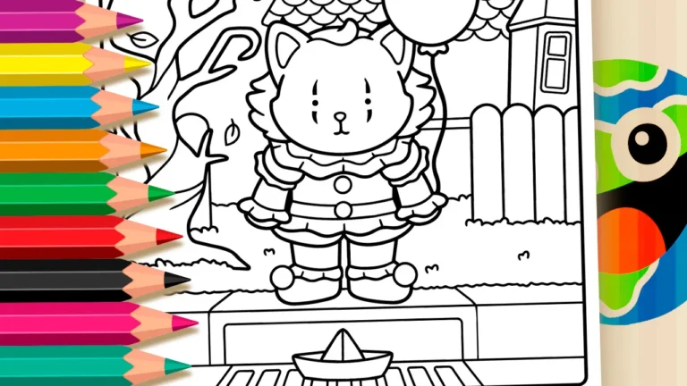 Gatinho Palhaço It Estilo Bobbie Goods GRÁTIS ▷ Colorir Agora