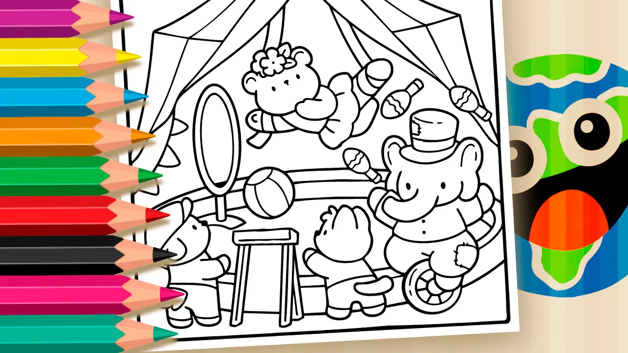 Circo Fofo GRÁTIS ▷ Pinte no Celular