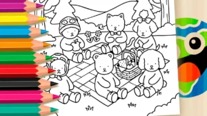 Piquenique estilo Bobbie Goods GRÁTIS ▷ Pinte no Celular