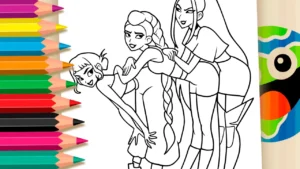 Desenho para colorir HUNTRIX para Colorir GRÁTIS ▷ Pinte Agora