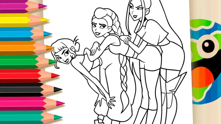 HUNTRIX para Colorir GRÁTIS ▷ Pinte Agora