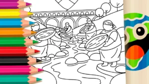 Mineração de Ouro para Colorir GRÁTIS ▷ Pinte Agora!