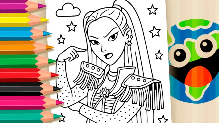 Mira K-pop para colorir GRÁTIS ▷ Pinte no celular