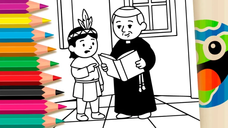 Missões Jesuíticas para Colorir GRÁTIS ▷ Pinte Online!