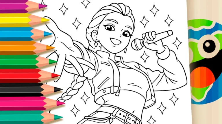 Rumi Guerreiras K-pop GRÁTIS ▷ Pinte no Celular