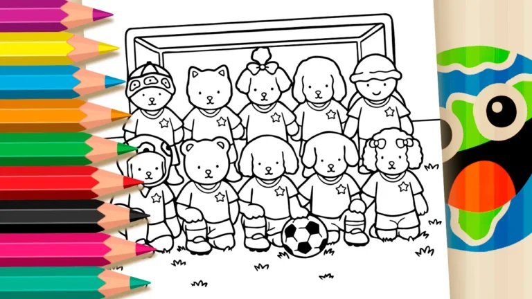 Time de Futebol Estilo Bobbie Goods GRÁTIS ▷ Pinte no celular