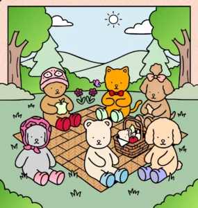 É hora do piquenique 🧺