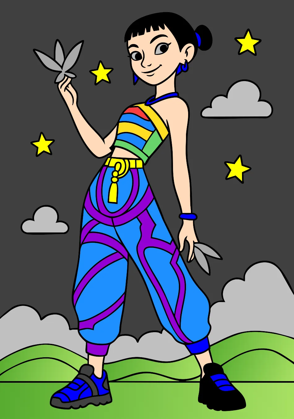 isabella – Desenho Colorido Online para Pintar e Imprimir | Jogo de Colorir grátis no Mundo dos Jogos