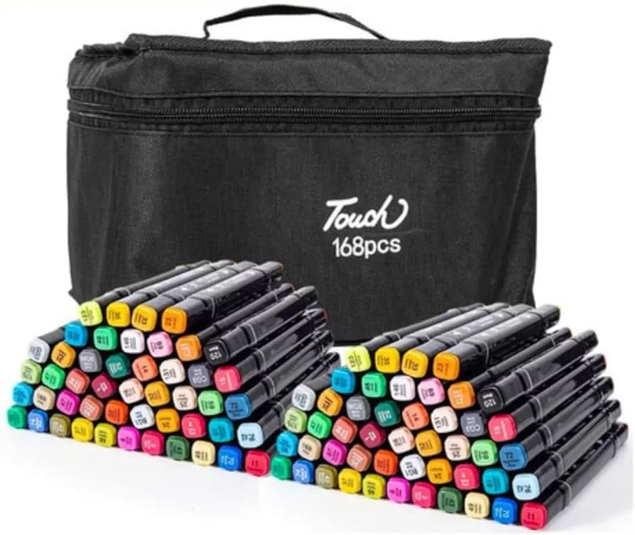 Marcadores Artísticos de Ponta Dupla