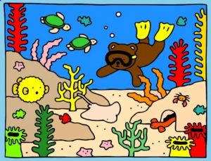 Mergulho de ursos 🐻