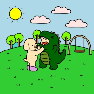 Meu dinossauro favorito 😹😍