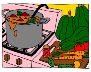 minha cozinha colorida