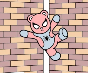 O homem aranha cor pastel