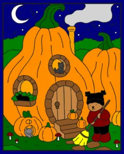 Ursinha com vibe de bruxinha 😍