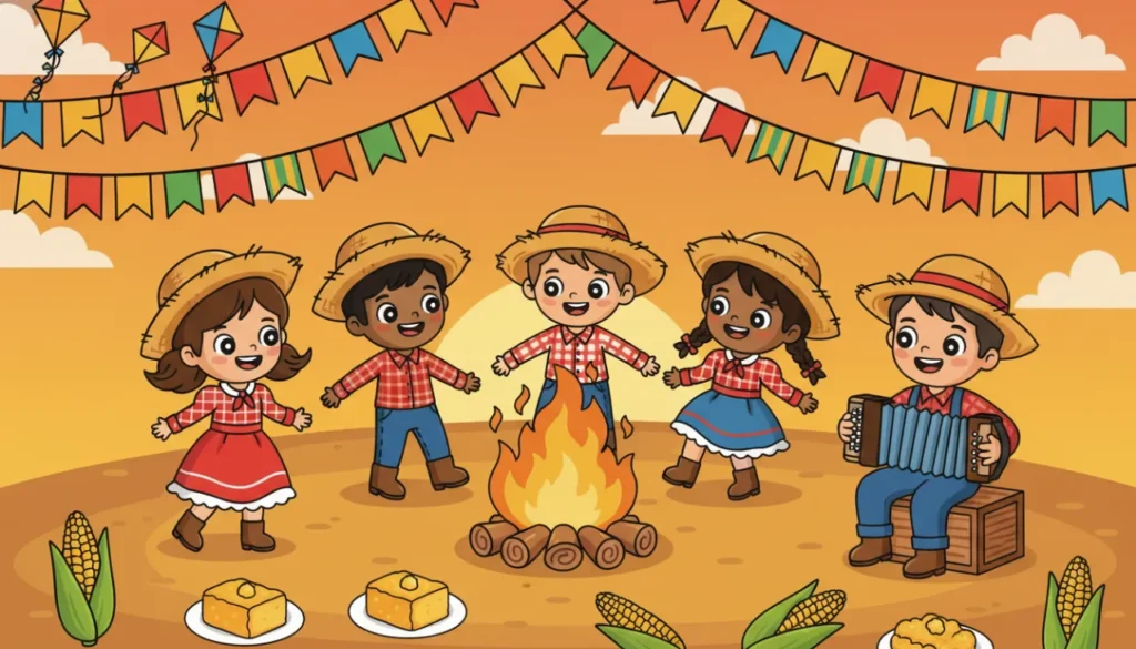 Desenho Festa Junina para Colorir: 7 Desenhos Incríveis para Colorir Online e Imprimir Grátis