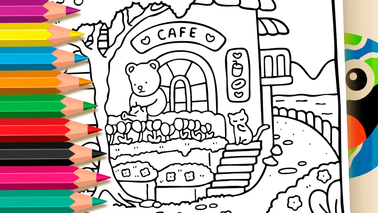 Café no Estilo Bobbie Goods GRÁTIS ▷ Pinte no celular