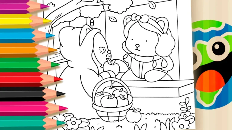 Branca de Neve Estilo Bobbie Goods para Colorir GRÁTIS ▷ Pinte no Celular