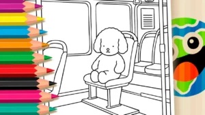 Desenho para colorir Ônibus Estilo Bobbie Goods para Colorir GRÁTIS ▷ Pinte no Celular