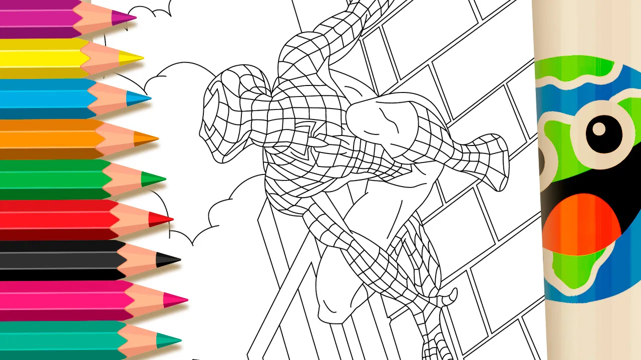Homem-Aranha para Colorir GRÁTIS ▷ Pinte Online
