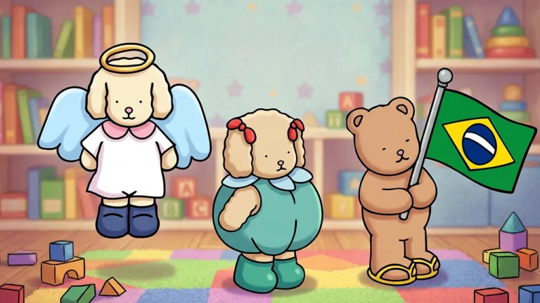 Desenhos para Colorir no Estilo Bobbie Goods: Personagens Fofos para Imprimir e Pintar