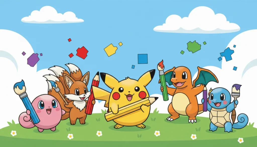 21 Desenhos de Pokémon para Colorir Online ou Imprimir em PDF Grátis
