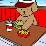 Lanches – Desenho Colorido Online para Pintar e Imprimir | Jogo de Colorir grátis no Mundo dos Jogos