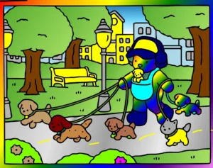 ursinho passeando com dog 1780012159