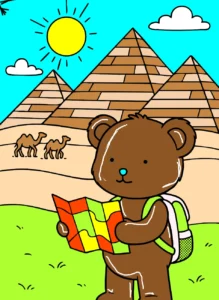 urso no Egito