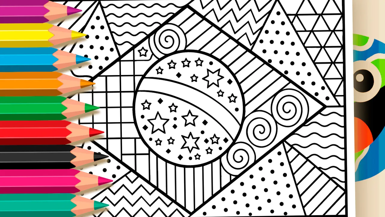 Bandeira do Brasil para Colorir GRÁTIS ▷ Pinte no Celular