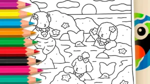 Colorir Sereias estilo Bobbie Goods Online