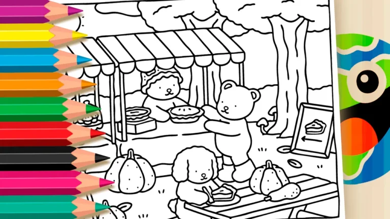 Festival de Tortas estilo Bobbie Goods para Colorir