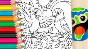 Desenho Rio para Colorir GRÁTIS ▷ Pinte no Celular