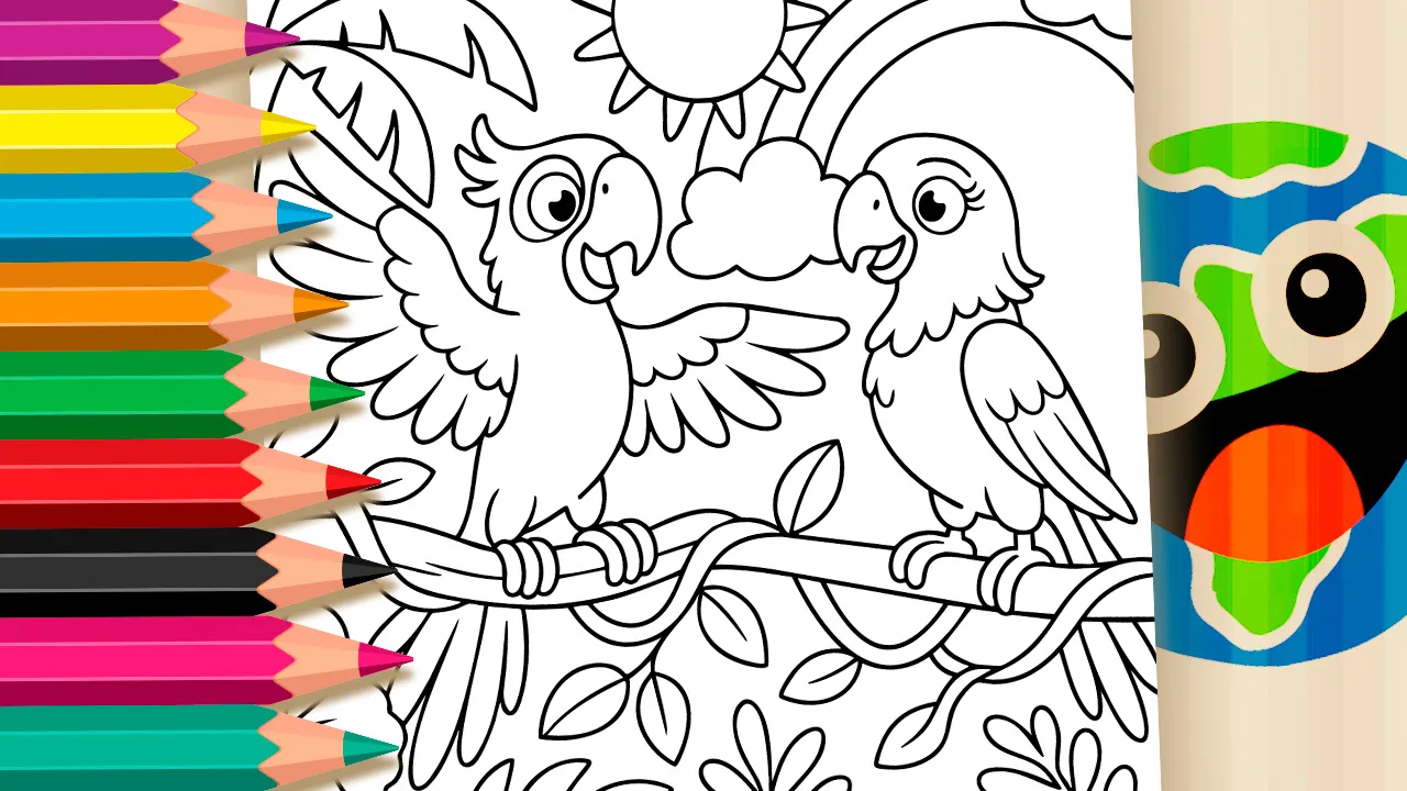 Desenho Rio para Colorir GRÁTIS ▷ Pinte no Celular