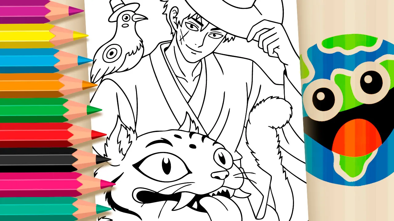 Guerreiras do K-Pop: Jinu, Derpy Tiger e Sussie para Colorir