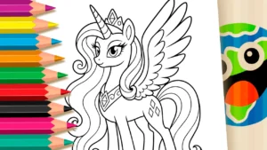 My Little Pony: Desenho de Princesa para Colorir