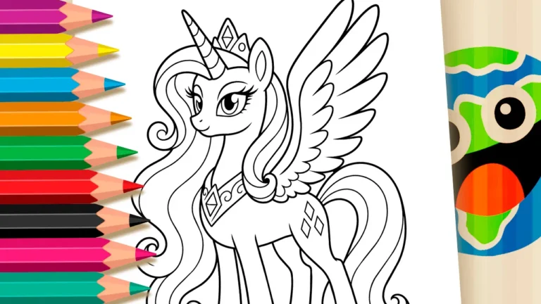 My Little Pony: Desenho de Princesa para Colorir