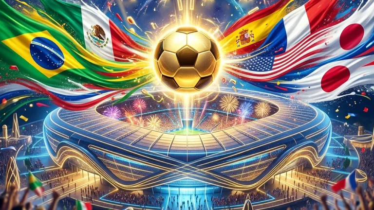 Uma celebração colorida que mostra a grandiosidade da Copa do Mundo 2026
