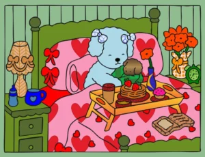 CAFÉ NA CAMA