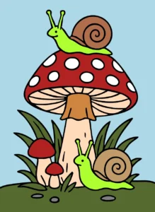 Caracóis e Cogumelos