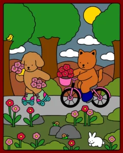 Colhendo Flores no Parque