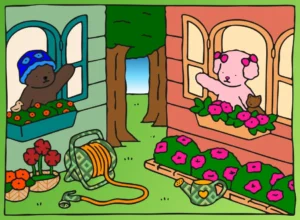 Cumprimento dos vizinhos