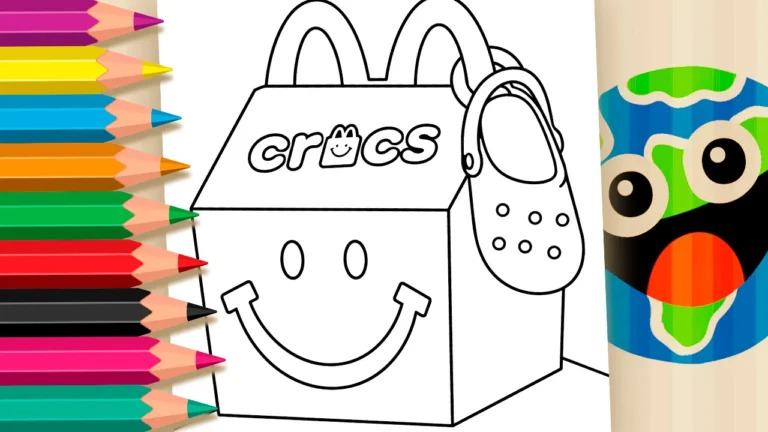Embalagem McDonald’s e Crocs para Colorir