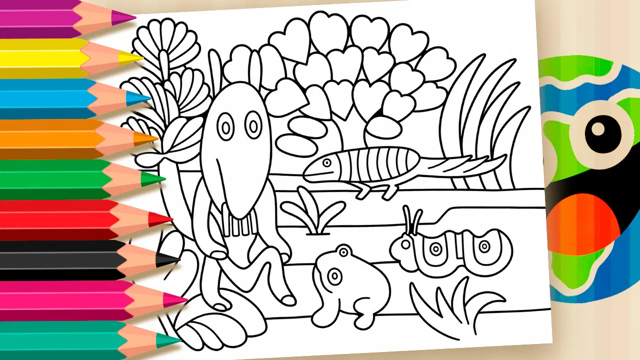 A Cuca de Tarsila do Amaral para Colorir
