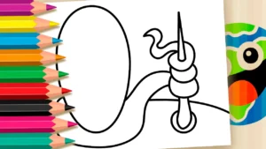 O Ovo (Urutu) de Tarsila para Colorir
