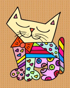 Gatinho Colorido