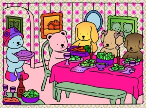 Jantar entre amigos
