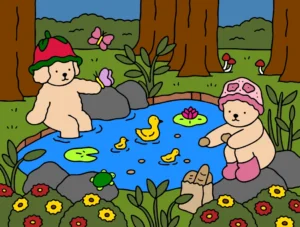 Patinhos na Lagoa