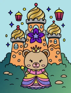 princesa colorida