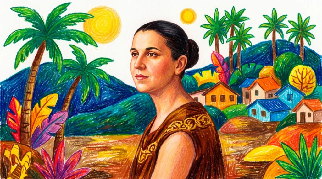 Desenhos de Obras de Tarsila do Amaral para Colorir + Caça Palavras