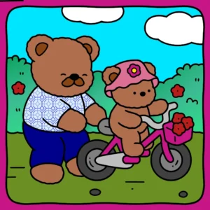 Aprendendo a andar de Bike